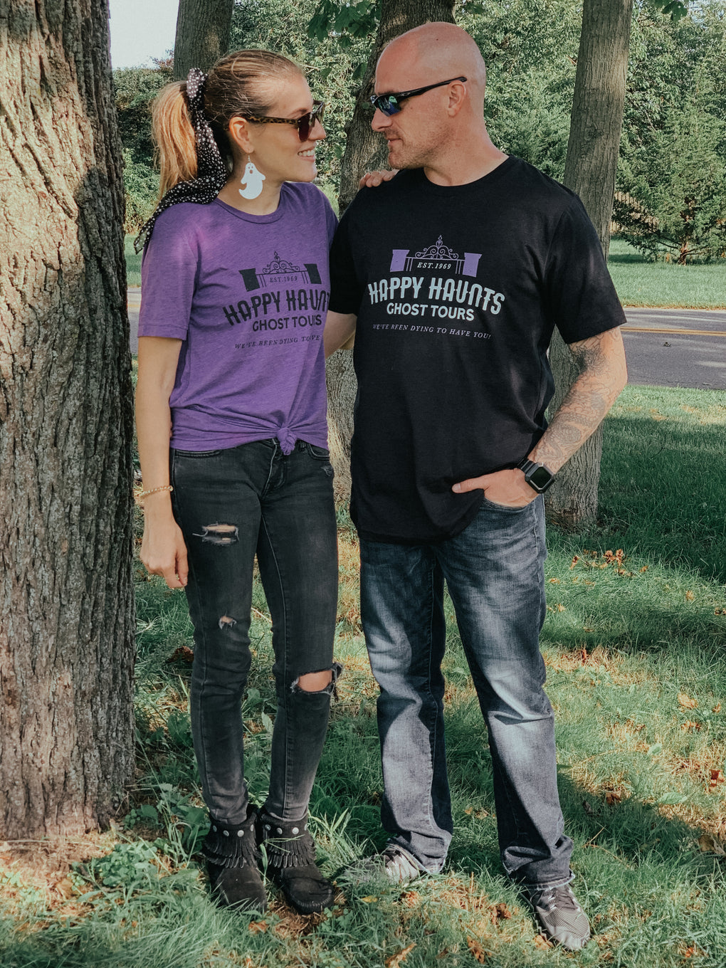 Happy Haunts Tee — Black