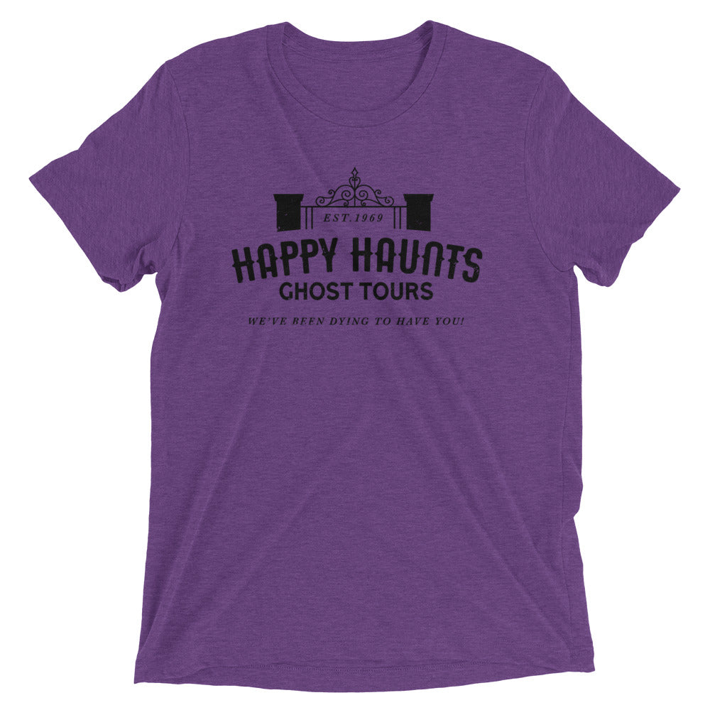 Happy Haunts Tee — Purple